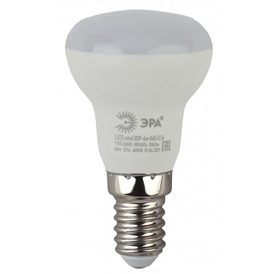 Лампа светодиод.зеркальная R39 4Вт E14 4000K LED smd R39-4w-840-E14 ЭРА
