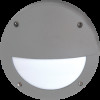 Светильник уличный B4140S круг с реснич.серый алюм.1*GX53 IP65 145х145х65 FS53ESECS Ecola