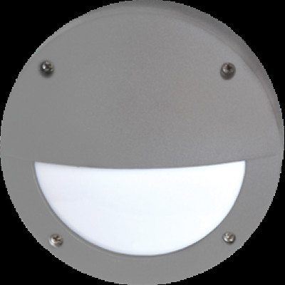 Светильник уличный B4140S круг с реснич.серый алюм.1*GX53 IP65 145х145х65 FS53ESECS Ecola