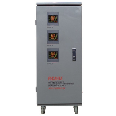 Трехфазный стабилизатор электронного типа РЕСАНТА АСН-30000/3-Ц 1