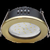 Светильник влагозащищенный GX53-H9 IP65 Золото 98x55 FG5365ECB Ecola 