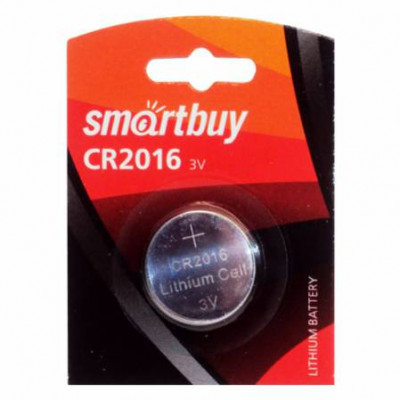 Элемент питания CR2016 Smartbuy SBBL-2016-5B