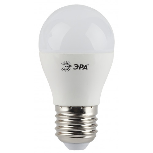 Лампа светодиод.ШАР 7Вт E27 2700K LED smd P45-7w-827-E27 ЭРА