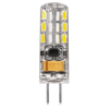 Лампа светодиод.G4 2Вт 12В 4000K JC 160Lm силикон/прозрачный LB-420 Feron