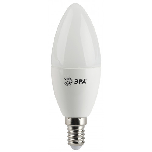 Лампа светодиод.СВЕЧА 5Вт E14 2700K LED smd-B35-5W-827-E14 ЭРА