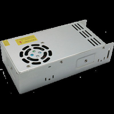 Блок питания для св/д лент 24V 400W IP20 201х99х50 вентилятор (интерьерный) Ecola  