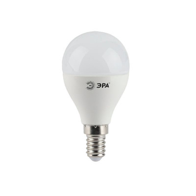 Лампа светодиод.ШАР 9Вт E14 2700К LED smd Р45-9W-827-E14 ЭРА