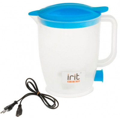 Чайник-кипятильник электр. IRIT IR-1121 (спираль, 0,8л) 0,35кВт термопластик