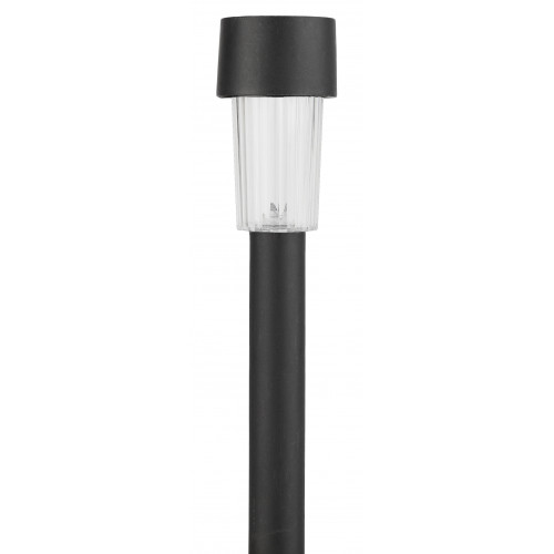 SL-PL30 ЭРА Садовый светильник на солнечной батарее, пластик, черный, 30 см (24/1320)