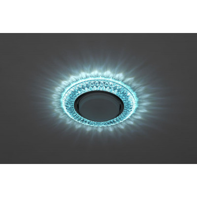 Светильник декор cо светодиодной подсветкой DK LD23 BL1/WH Gx53 голубой ЭРА