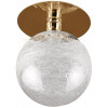 DK14 GD/WH Светильник ЭРА декор "стеклянный шар с паутиной" золото/прозрачный (50/400)