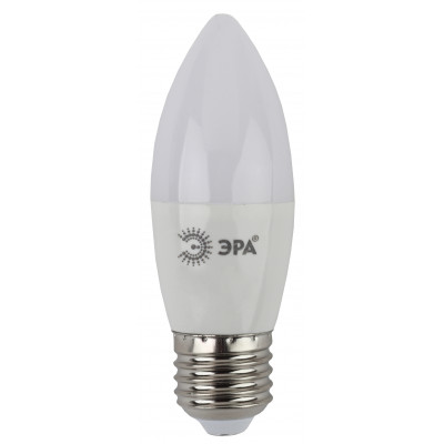 Лампа светодиод.СВЕЧА 10Вт E27 2700K ECO LED smd B35-10w-827-E27 ЭРА