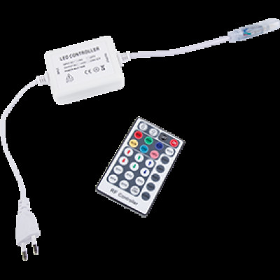 Контроллер 220V 16x8 600W 2.7A RGB с радиопультом RF1606KSB Ecola 