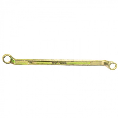 Ключ накидной, 10 х 11 мм, желтый цинк// Сибртех