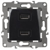 Устройство зарядное USB 230В/5В-2100мА IP20 чёрный 12-4110-06 Эра12