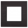 14-5201-05 ЭРА Рамка на 1 пост, металл, Эра Elegance, чёрный+антр (10/50/1500)