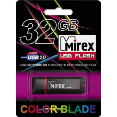 Флэш-диск USB 32GB Mirex HARBOR BLACK (ecopack)