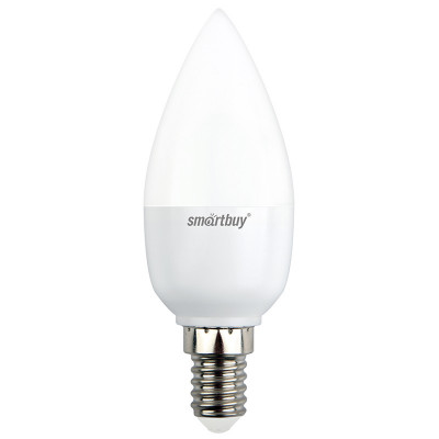 Лампа светодиод. свеча C37 Е14 12W (960 lm) 6К 37х115 Smartbuy