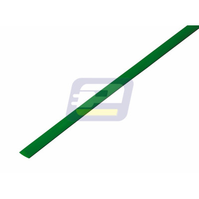 Термоусадка 4,0 / 2,0 мм, зеленый (упак. 50 шт. по 1 м)  REXANT