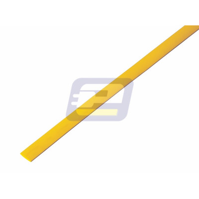 Термоусадка 6,0 / 3,0 мм, желтая (упак. 50 шт. по 1 м)  REXANT