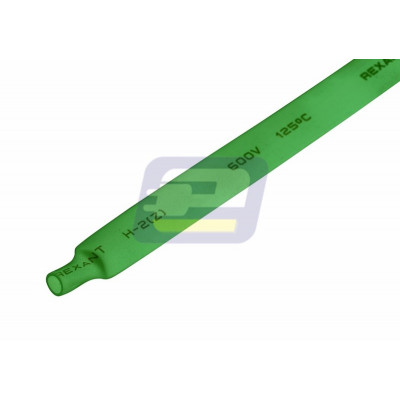 Термоусадка 8,0 / 4,0 мм, зеленая (упак. 50 шт. по 1 м)  REXANT