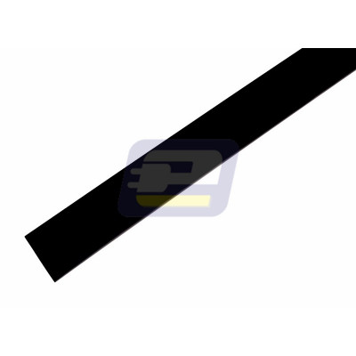 Термоусадка 19,0 / 9,5 мм, черная (упак. 50 шт. по 1 м)  REXANT