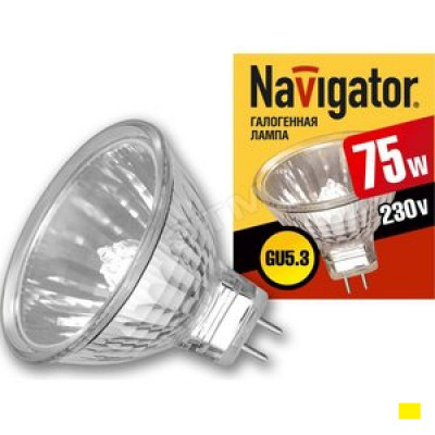 Лампа галогенная GU5.3 75Вт 230В Navigator