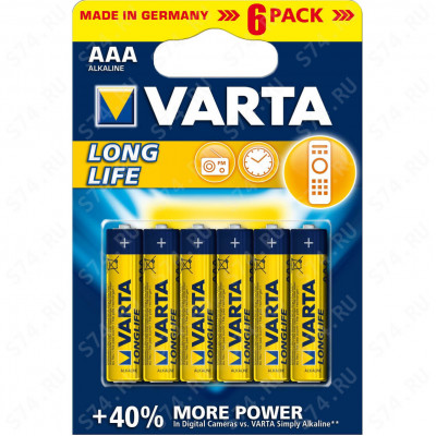 Элемент питания Varta ААА LR03