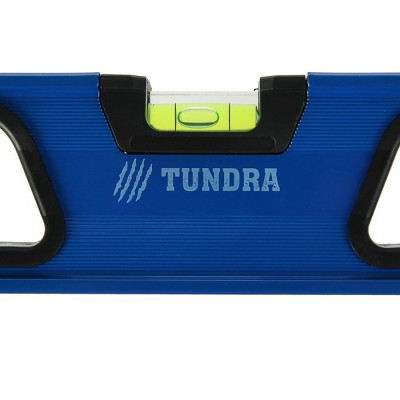 Уровень-мини 3 глазка магнит фрезерованный пластик 22.5см TUNDRA comfort black 