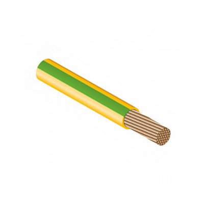 Провод ПУГВ 1х4 желто-зеленый многопров.
