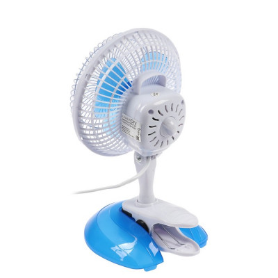 Вентилятор настольный 15 Вт 2 режима бело-голубой LOF-04