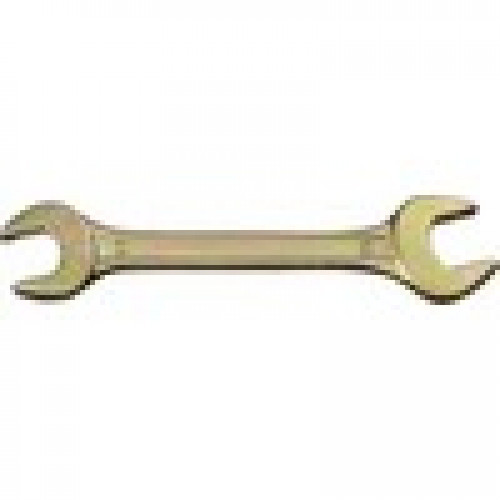 Ключ рожковый гаечный 13х14мм желтый цинк zu27018-13-14 DEXX