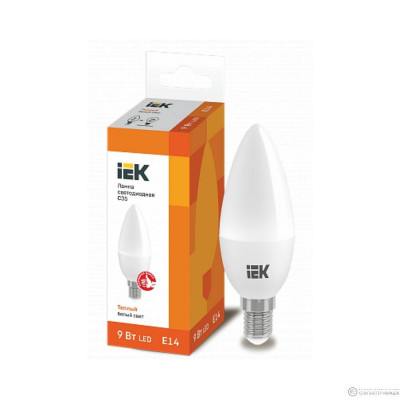 Лампа IEK B35 5W 3000K E14 450Лм