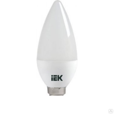 Лампа IEK B35 7W 3000K E14 630Лм