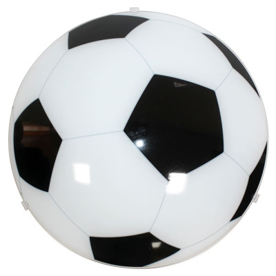 Светильник настенно-потолочный Футбол 60W Е27 d250мм цветное стекло Элетех