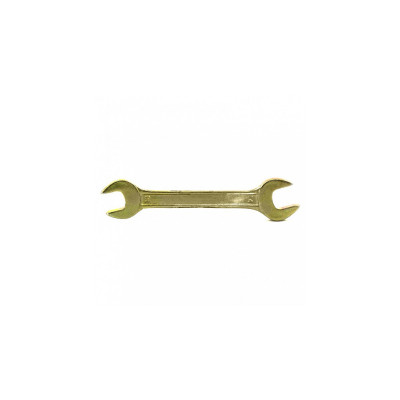 Ключ рожковый 8х10мм желтый цинк Сибртех	