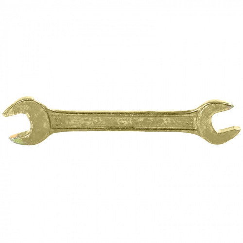 Ключ рожковый 12х13мм желтый цинк Сибртех	
