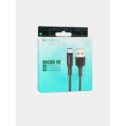 Кабель microUSB BOROFENE BX1