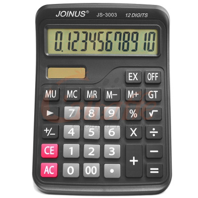 Калькулятор настольный JS-3003 (12 разр., 2-е пит.) 