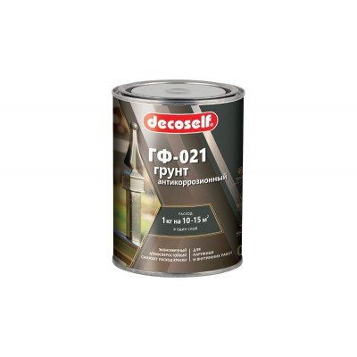 ПУФАС Грунт ГФ-021 красно-коричневая Decoself (0,9кг)