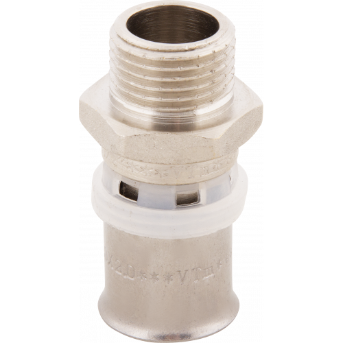 Муфта 20х1/2" НР пресс  Vtm.201 VALTEC /10шт/уп