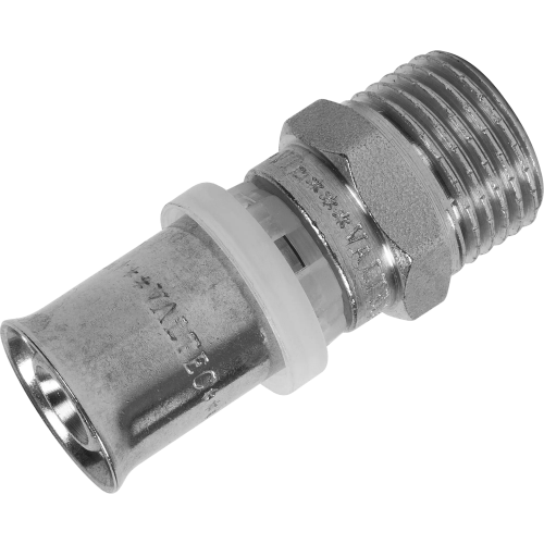 Муфта 16х1/2" НР пресс  Vtm.201 VALTEC /10шт/уп