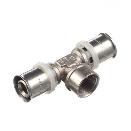 Тройник 20х1/2"х20 ВР пресс  Vtm.232 VALTEC /10шт/уп