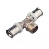 Тройник 16х1/2"х16 НР пресс  Vtm.233 VALTEC /10шт/уп