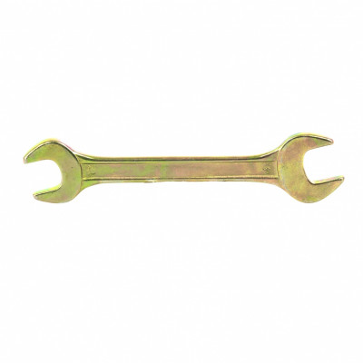 Ключ рожковый 17х19мм желтый цинк Сибртех