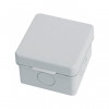 Коробка распред.65х65х45мм ОУ 4 ввода с крышкой IP54 uplast 030-037