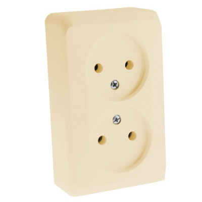 Этюд Розетка 2 м б/з бежевая РС16-005К Schneider Electric