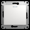 GLOSSA Механизм переключателя белый с подсветкой GSL000163 Schneider Electric