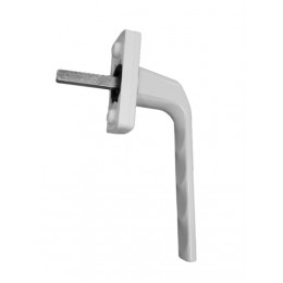 Ручка для пластик. окон ЛДМ металл. с винтами, штифт 35(36) мм. белая Аналог Hopa 