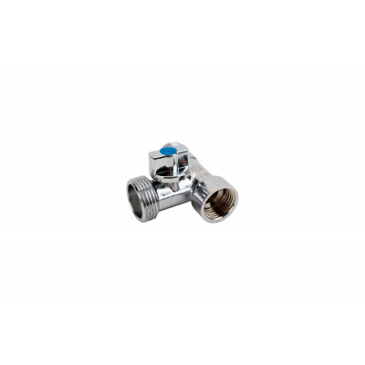Кран-тройник для с/м 1/2х3/4х1/2 ВР-НР-НР AQUALINK арт.01175
